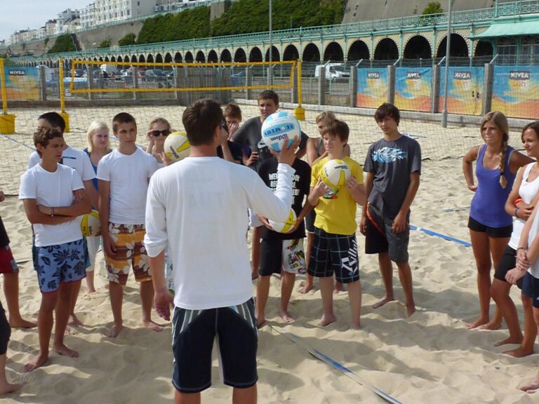 H2 Beachcamps Helly Hirner coaches Juniors in Brighton UK 2010